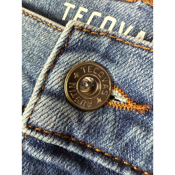 Tecovas Premium Relaxed Fit Denim Jeans Pants Western Cowboy Blue Men 38x32 EUC - Picture 4 of 11